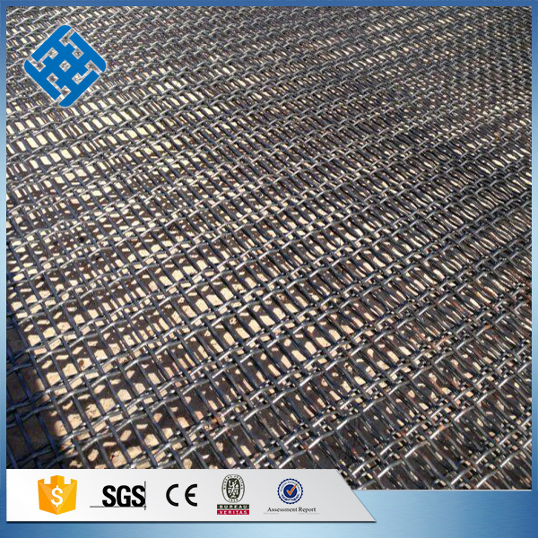 Anti-blocking Piano quarry wire screen carbon steel screen mesh  for rock quarry 