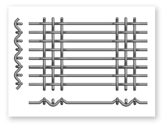 Stainless steel crimping mesh, carbon steel mesh, carbon steel wire mesh, crushed stone screen, mine screen, quarry mesh